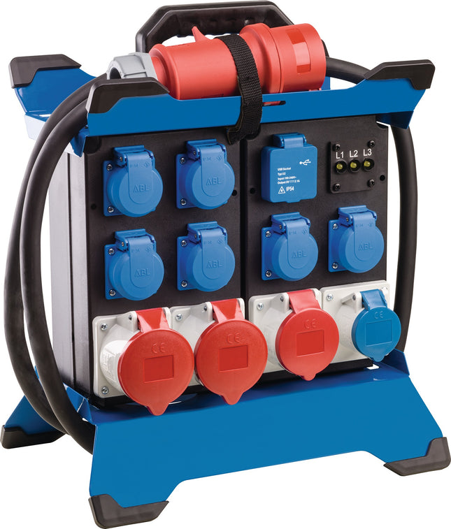 CEE-Standstromverteiler STECKY DUO 3 mit 400V/32A Anschluss, IP44