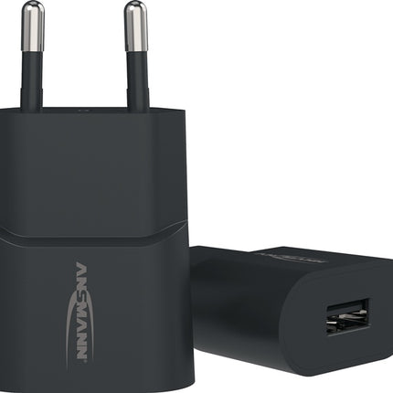 ANSMANN Home Charger HC105 USB-Ladegerät, 5 W, 1 USB-Port, schwarz