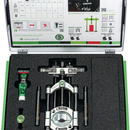 KUKKO Trennvorrichtungssatz 17-K, Öffnung A 8-60 mm, Spanntiefe 250 mm – 3,11 kg