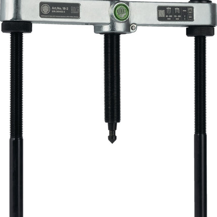 KUKKO Abziehvorrichtung 18-2, Nenngröße 2, Spannweite 60-200 mm – 3,25 kg, Zugbolzenlänge 250 mm