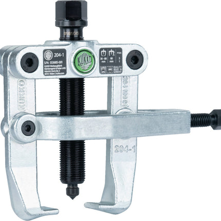 KUKKO Abziehwerkzeug 204-1 seitlicher Spannzwinge 90 mm Spanntiefe 80 mm Spannweite – 1,39 kg