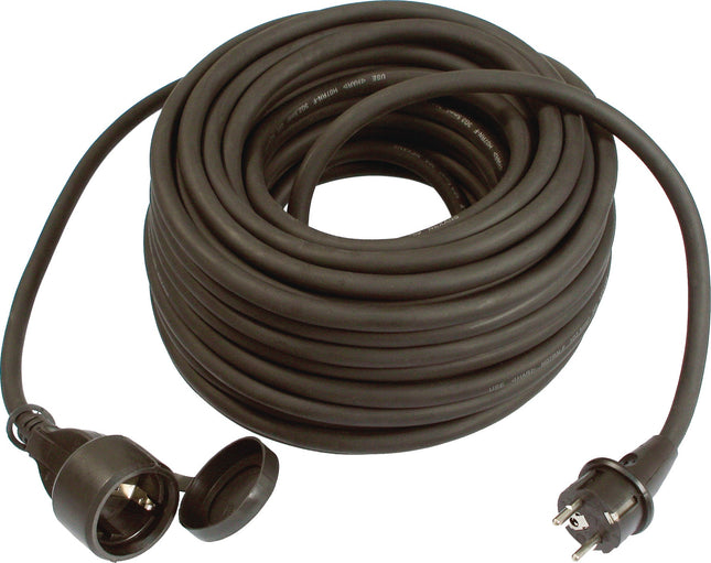 Weingärtner – Gummi-Verlängerungskabel 20 m, IP44, 16 A, 230 V, H07RN-F 3G1,5 mm²