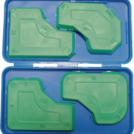 Silikonspachtel-Set – für sämtliche Silikonfugen – 16 Winkel, vielseitig einsetzbar