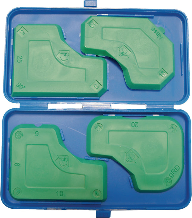 Silikonspachtel-Set für sämtliche Silikonfugen – 16 Winkel
