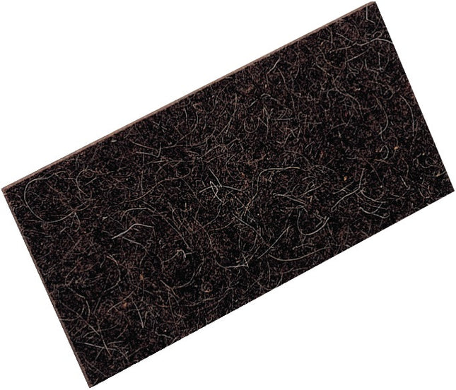 Hartfilzauflage L280xB140xS10mm schwarz KRONEN-HANSA