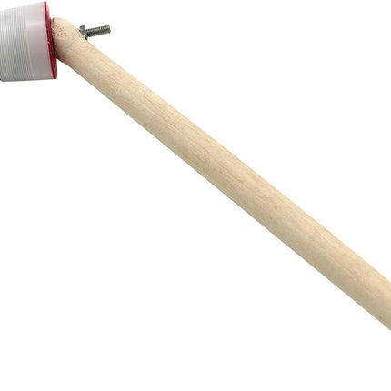Nölle Profi Brush Winkelpinsel Größe 14 mm, Ø 50 mm, graue Mischborste, Kunststofffassung