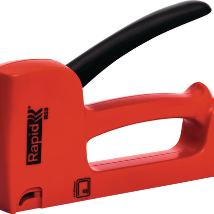 RAPID Handtacker 53 aus ABS-Kunststoff mit Unterladermagazin, für Klammern Typ 53 bis 10 mm