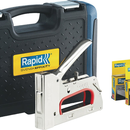 RAPID Handtacker R353 aus Stahl mit 3-Stufen-Schlagkraftregelung