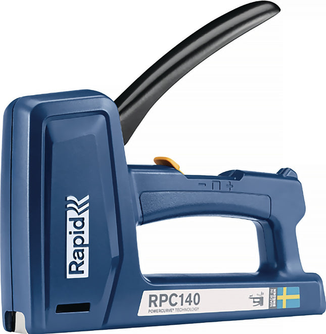 RAPID Handtacker RPC140 – schlagfester ABS-Kunststoff, Powercurve Technologie – 0,33 kg