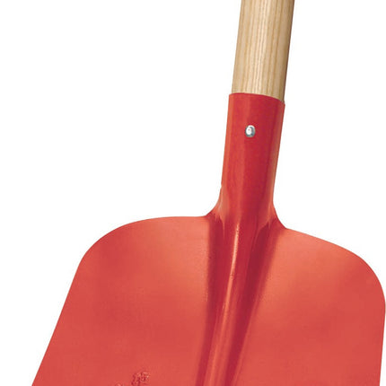 Holländer Schaufel RUHR-BRILLANT Gr.2 300x250mm mit Eschenstiel IDEAL – (1300 mm), Spezialgehärtet für hohe Robustheit