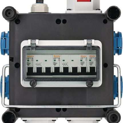 BRENNENSTUHL Stromverteiler 400V/32A, 2xCEE 16A, 1xCEE 32A, 4x230V, IP44, 2m H07RN-F 5G4,0