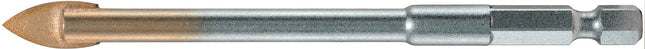 Glasbohrer kugelgestrahlt, Hartmetall, 6-kant-Aufnahme, 1 Stück – ALPEN