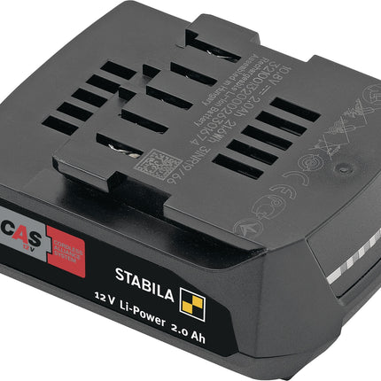 STABILA CAS Akku 12V 2Ah Li-Ion für 12V-Laser und CAS-Ladegeräte