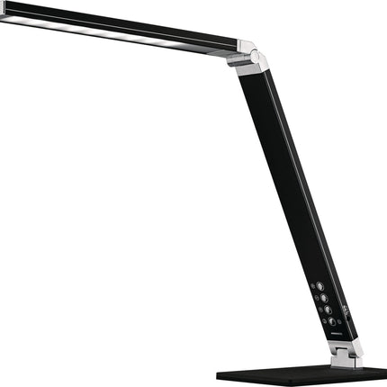 HANSA Schreibtischleuchte Magic Light Alu schwarz, Höhe max. 420 mm, Standfuß mit LED