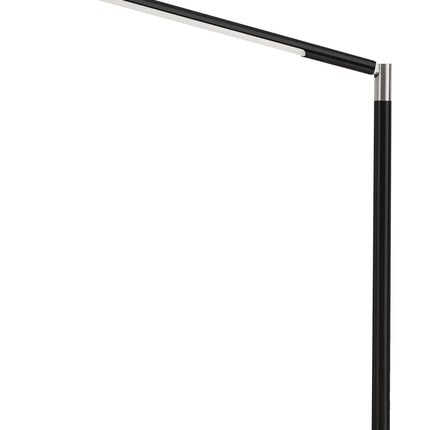 HANSA Schreibtischleuchte Aura schwarz mit Standfuß und LED, höhenverstellbar