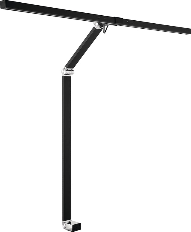 LED Schreibtischleuchte Alu/Kunststoff schwarz, Höhe 720 mm, mit Tischklemme