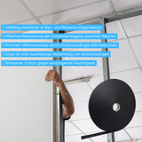 Trennwandband 30 mm x 3 mm | Selbstklebendes PE-Band  30 m Rolle