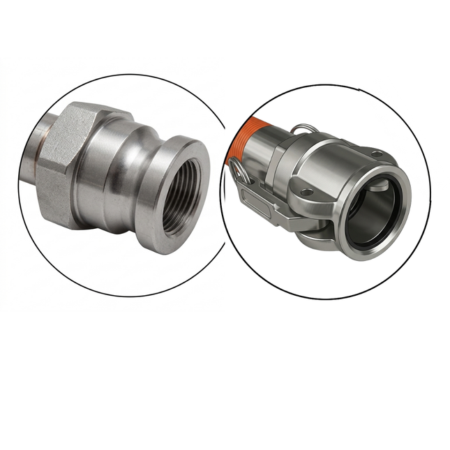 Mörtelschlauch ULTRALIGHT 42 mm, mit MK50 VT/MT Kupplung beidseitig, 40 bar
