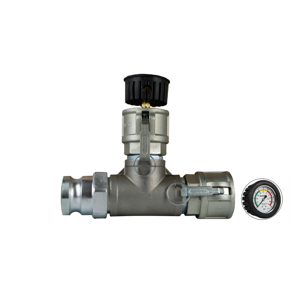 Mörteldruckmanometer VARIO 0-100 bar, ohne Schutzbügel, Anschluss hinten