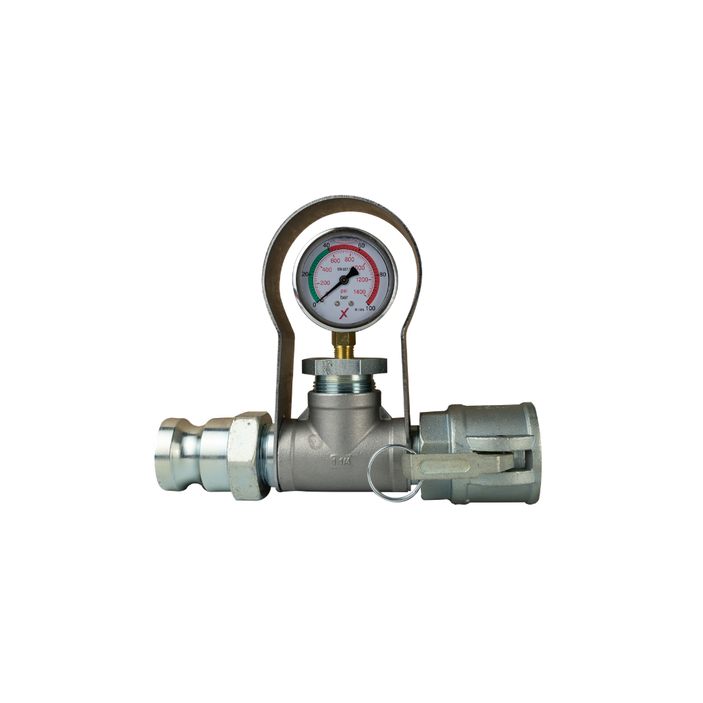 Mörteldruckmanometer FIX 0-100 bar, mit Schutzbügel