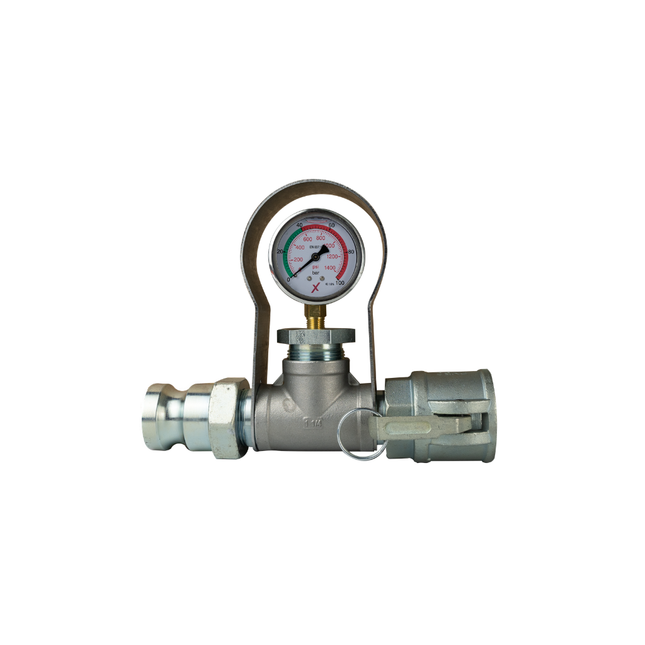 Mörteldruckmanometer FIX 0-100 bar, mit Schutzbügel