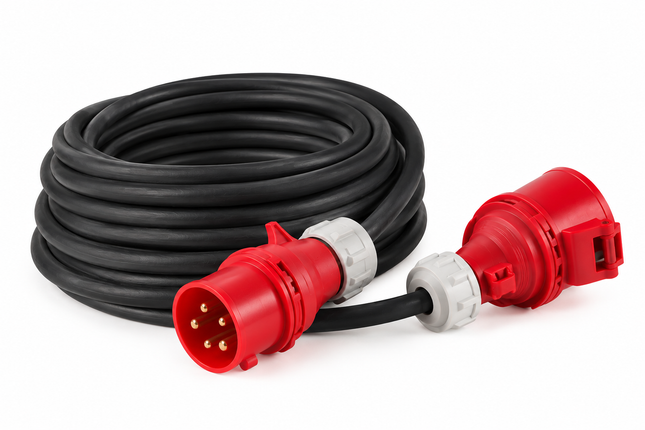 Drehstrom-Verlängerung H07RN-F 5G2,5 – CEE 32A / 400V