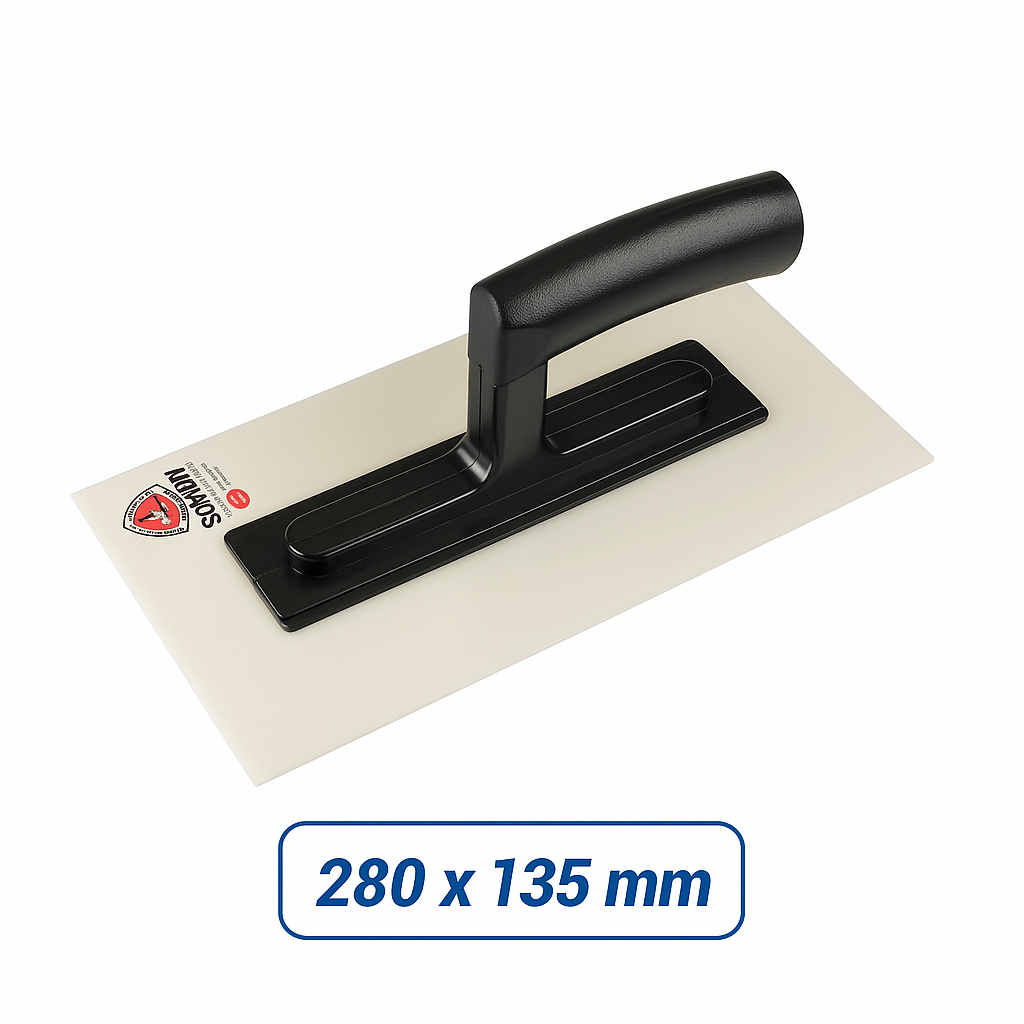 Kunststoff-Glättekelle | Blattstärke 3 mm 280 x 135 mm