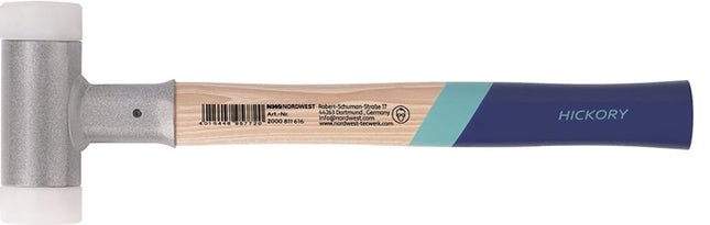 Schonhammer – Hickory rückschlagfrei hart Nylon weiß