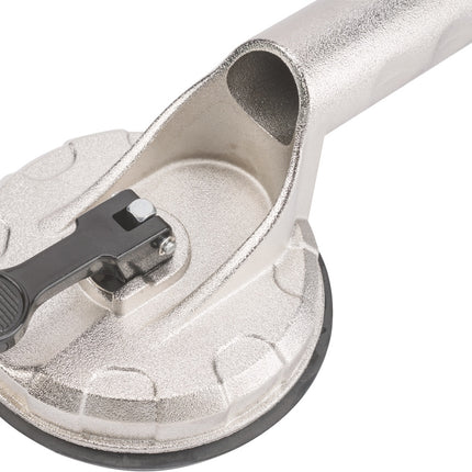 TECWERK Saugheber 80 kg Tragkraft, 2 Saugköpfe Ø 118 mm, Aluminium