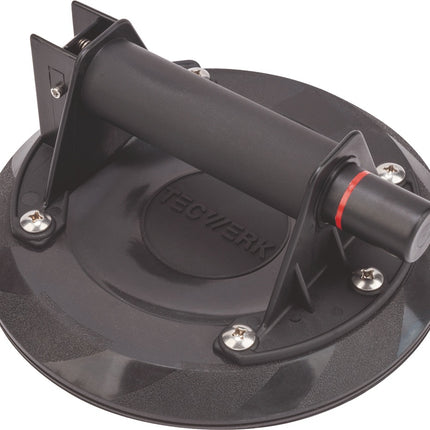 TECWERK Pumpensaugheber 120 kg, Kopf-Ø 200 mm, 1 Kopf, Kunststoff