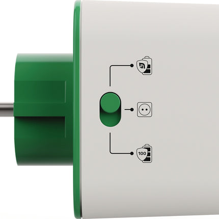 Steckdosenadapter Akku Life Guard 16 A 110-230 V weiß, 1 Steckdose, JÄGER DIREKT
