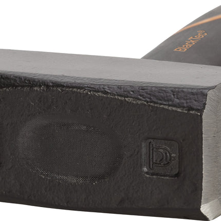 PICARD Fäustel BlackTec 1000g mit 3K-Kunststoff-Stiel, DIN 6475 – 1000 g, Bahn geschliffen, Kanten sauber gebrochen