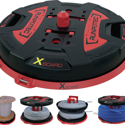 RUNPOTEC Kabelabroller XB 500 – Ø 500 mm, Tragfähigkeit 800 kg