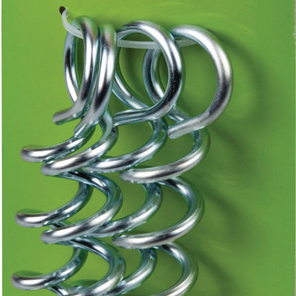 Spiralhering Metall verzinkt Länge 15 cm WINDHAGER – 4er-Pack – Einfaches Eindrehen in den Boden