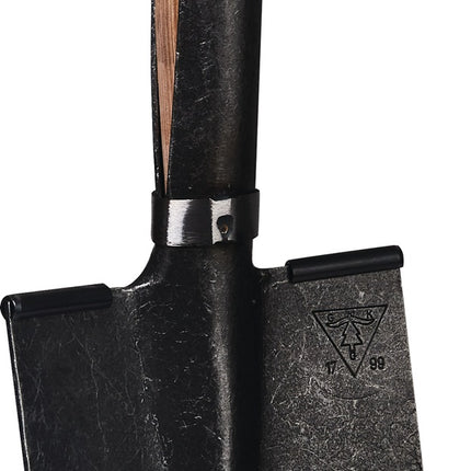 Krumpholz – Rodespaten Größe 2, Blattmaß 285 x 180 mm, mit Knopf-Stiel, Stiellänge 1100 mm, 2700 g