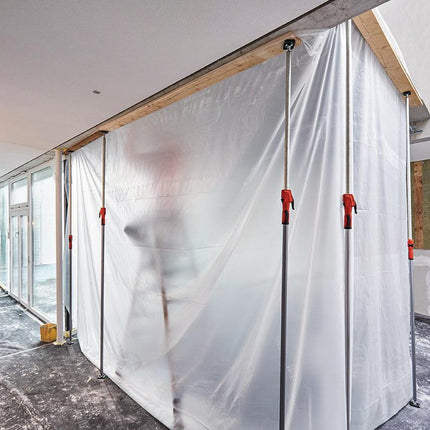 BESSEY Montagestütze STE370 – Teleskopstütze, 65 kg, 2070–3700 mm – Stabile Konstruktion aus hochbelastbaren Stahlrohren