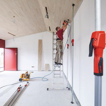 BESSEY Montagestütze STE370 – Teleskopstütze, 65 kg, 2070–3700 mm – Stabile Konstruktion aus hochbelastbaren Stahlrohren