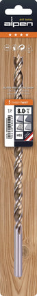 ALPEN Spiralbohrer TIMBER TWIST, Ø 3 mm, Gesamtlänge 250 mm – Holz, Holzverbundwerkstoffe und beschichtete Spanplatten