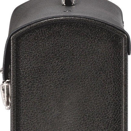 PARAT Werkzeugtasche 7 l, Rindsleder, Con-Pearl, B370xT140xH190 mm – schwarz, Abschließbare Steckschlösser