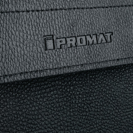PROMAT Werkzeugtasche aus Echtleder, B430xT170xH280 mm, 16 l, schwarz