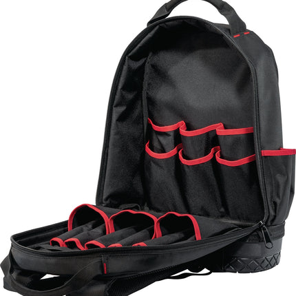 PARAT Werkzeugrucksack 5990830991 - Nylon schwarz/rot, 440 mm hoch – 2,16 kg, Hochwertiges Nylonmaterial