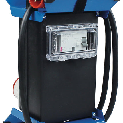 CEE-Standstromverteiler STECKY 11+ mit CEE-Stecker 400V, 16A, 5-polig – AS-SCHWABE