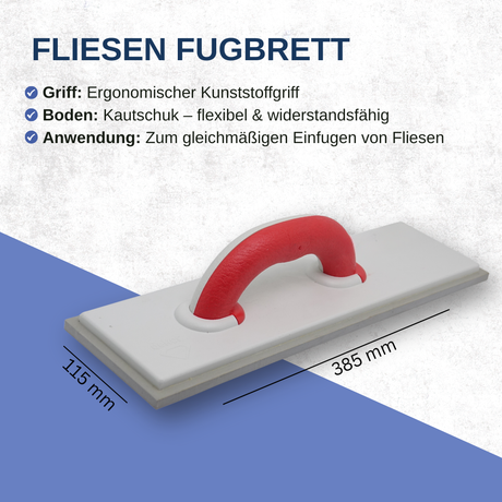 Fliesen Fugbrett - 115 mm x 385 mm
DK-192