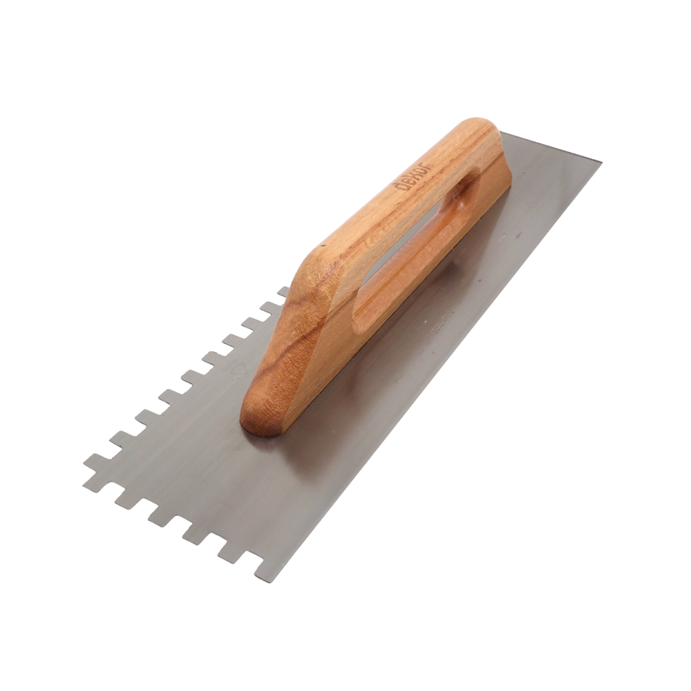 Glättekelle gezahnt 500 mm – Zahnung 10x10, DK-464