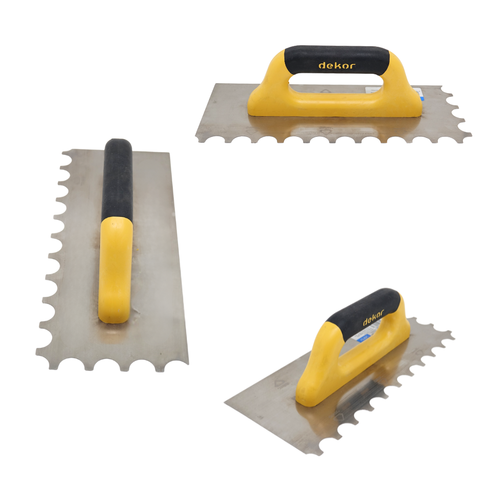 Rostfrei Zahnkelle halbrund mit Softgriff, DK-483