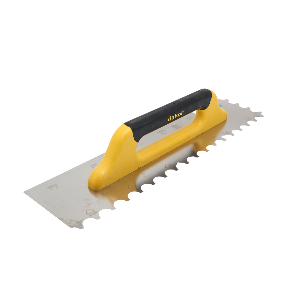 Rostfrei Zahnkelle halbrund mit Softgriff, DK-487