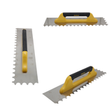 Rostfrei Zahnkelle halbrund mit Softgriff, DK-487