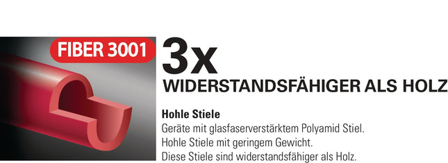 Gärtnerspaten 3001 mit T-Griff 280 × 180 mm