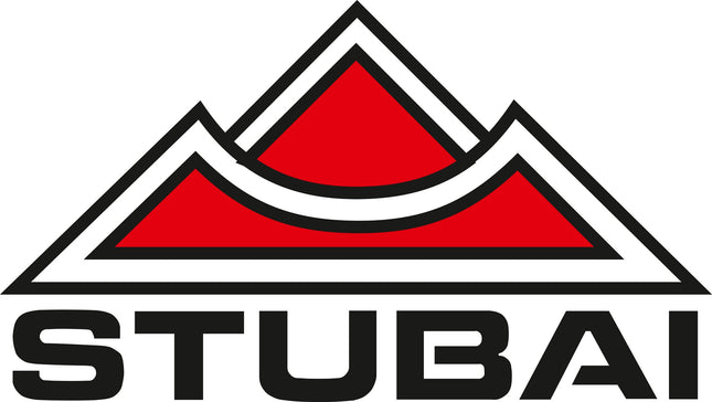 STUBAI Malerspachtel 40 mm, konisch geschliffen, 2-Komponenten-Griff – Blatt aus Stahl, (schwarz-rot) mit Fingerschutz