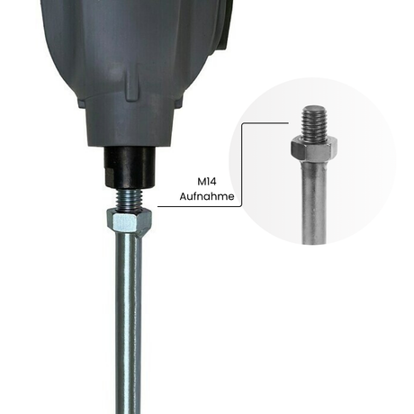 Mörtelrührer MK 140 mm - M14 Gewinde